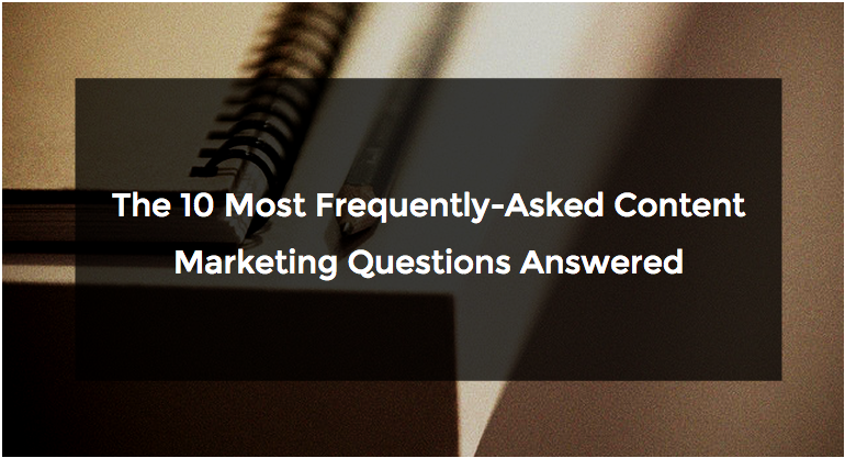 Preguntas sobre marketing de contenidos