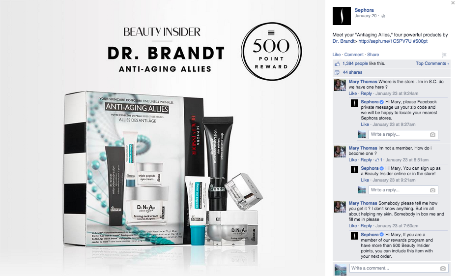 sephora facebook