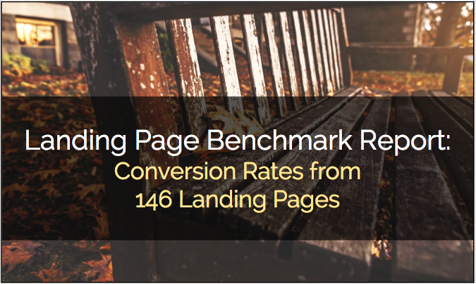 landing page benchmark statistics