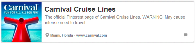 Carnival Cruise Lines About Section