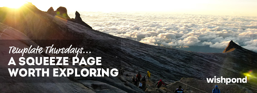 Template Thursdays: A Squeeze Page Worth Exploring