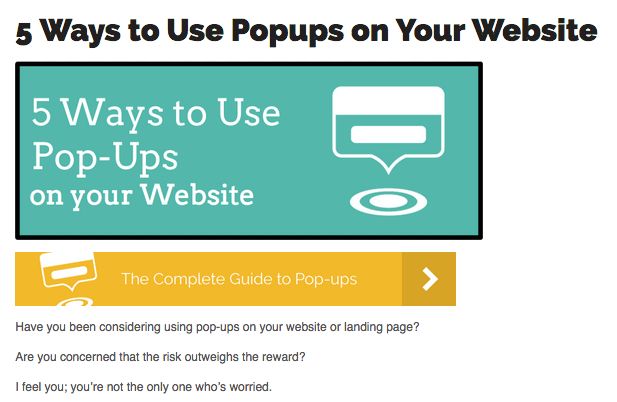 How to promote your ebook: Click popups