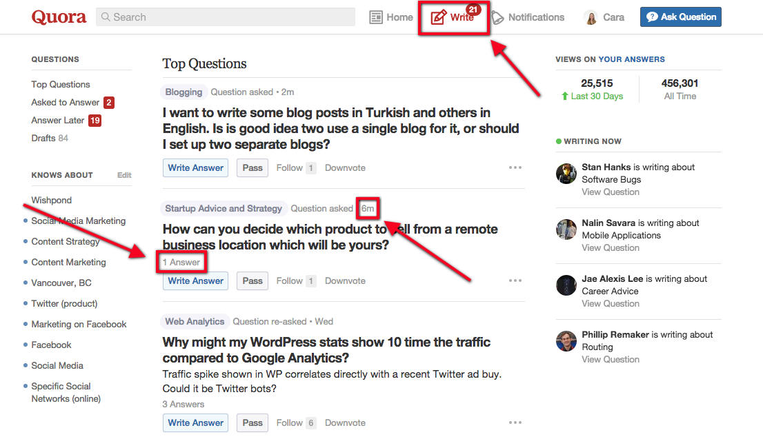 Quora лайк на ответ. Quora downvote. Терминология объявлений Quora. Как поделиться ответом на Quora.