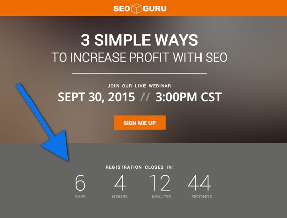 countdown-timer-webinar-landing-page